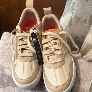 Sorel Tan Sneakers with White Soles